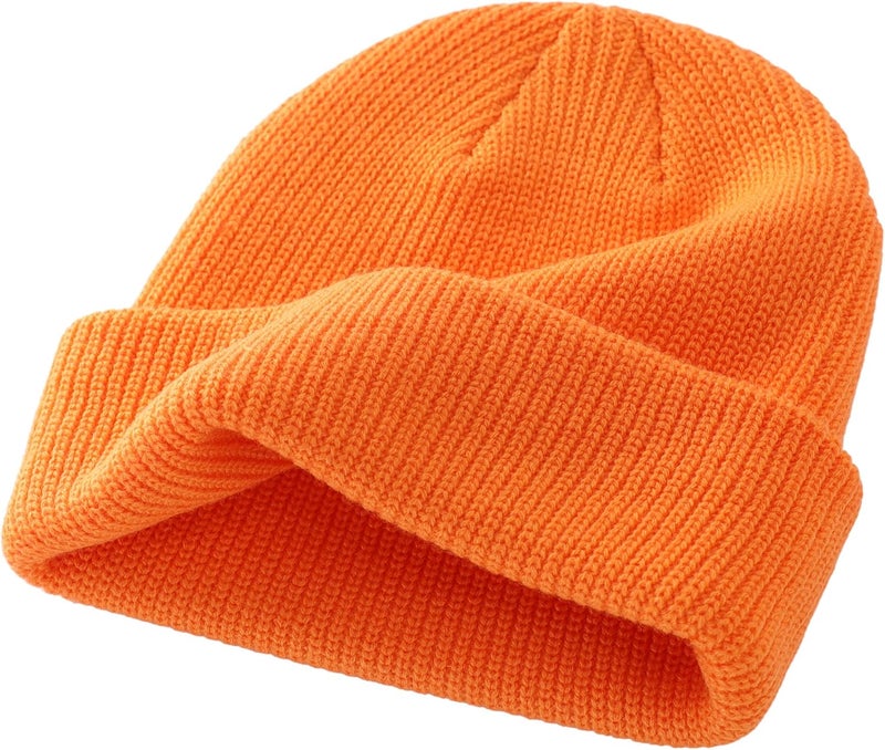 Connectyle Classic Double Layer Knit Beanie Hat Warm Thick Acrylic Winter Hats Daily Cuffed Beanies Watch Hat for Men Women - Image 5